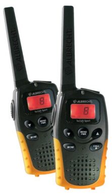 Albrecht Tectalk Sport Βαλιτσάκι Ασύρματος Πομποδέκτης PMR446 με CTCSS και DCS (Σετ 2 Τεμαχίων)