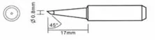 YH-0.8C/tip Μύτη κολλητηριών σταθμών