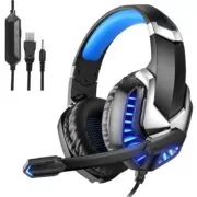J30 Gaming Ακουστικά Κεφαλής 50mm με Μικρόφωνο Jack & USB 1