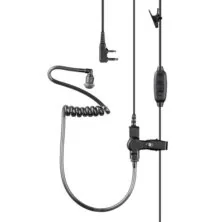 Midland MA31LK DOUBLE PTT Μικροφωνοακουστικό Airtube με Βύσμα 2 pin Kenwood και Double PTT