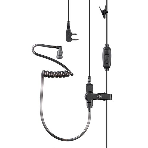 Midland MA31LK DOUBLE PTT Μικροφωνοακουστικό Airtube με Βύσμα 2 pin Kenwood και Double PTT