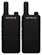 Retevis RT622P Ασύρματος Πομποδέκτης PMR446 0.5W, 16 Κανάλια, Εμβέλεια 2.3km, USB Type-C (Σετ 2 Τεμαχίων)