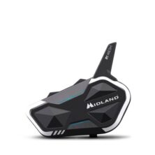 Midland BT R1 MESH ΜΟΝΟ Ενδοεπικοινωνία Μηχανής Bluetooth για έως 6 Άτομα με Εμβέλεια 2km Αδιάβροχη