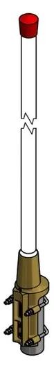 Amphenol Procom CXL 2 3C H Πανκατευθυντική Κεραία Βάσεως VHF 162-175mhz 5.2dBi με Βύσμα N-Type