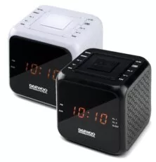 Daewoo DCR 450 Ραδιόφωνο Ψηφιακό με Ρολόι Ξυπνητήρι Διπλή Αφύπνιση Αποθήκευση 20 Σταθμών και Snooze