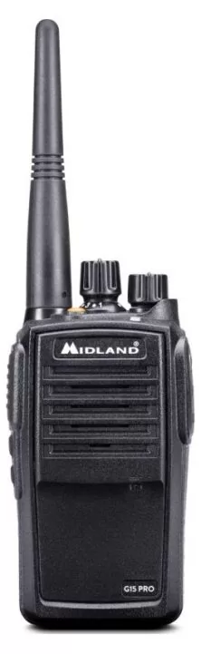 Midland G15 PRO NC Επαγγελματικός Πομποδέκτης PMR446 IP67 με 32 Κανάλια