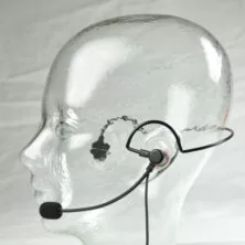 Albrecht HS 02T Κεφαλόφωνο Headset για Πομποδέκτες με Βύσμα 1 pin 2.5mm με VOX