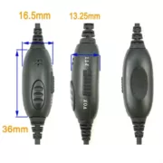 TALKLINE TA 1365 Κεφαλόφωνο Headset για Kenwood με Βύσμα 2 pin Kenwood με VOX και PTT 3