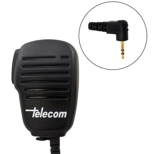 Telecom JD 3608 Αδιάβροχο Μικρομεγάφωνο με Βύσμα 1 pin 2.5mm Motorola και PTT IP54 χωρίς VOX