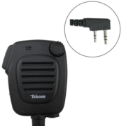 Telecom JD 7002 Αδιάβροχο Μικρομεγάφωνο με Βύσμα 2 pin Kenwood και PTT IP54 χωρίς VOX