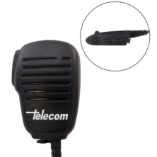 Telecom MC 320 Αδιάβροχο Μικρομεγάφωνο με Βύσμα 2 pin Motorola και PTT IP54 χωρίς VOX