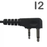 Telecom JD MAT IL Μικροφωνοακουστικό Airtube με Βύσμα 2 pin ICOM και PTT 4