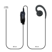 Telecom MAF CR CLP E Μικροφωνοακουστικό C-earset με Βύσμα 1 pin 2.5mm Motorola και PTT 4