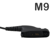 Telecom JD MAT DMR Μικροφωνοακουστικό Airtube με Βύσμα M1 και PTT 6