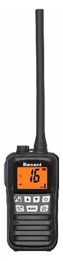 Recent RS 25M Φορητός Πομποδέκτης VHF Marine με 200 Κανάλια και IP67 και NOAA