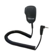 Telecom JD 360TEKMAX Αδιάβροχο Μικρομεγάφωνο με Βύσμα 1 pin 3.5mm και PTT IP54 και χωρίς VOX