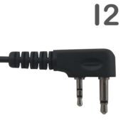 Telecom JD 4504 Αδιάβροχο Μικρομεγάφωνο με Βύσμα 2 pin ICOM και PTT IP54 χωρίς VOX 4