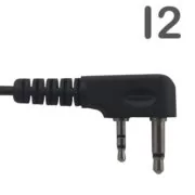 Telecom JD 4504 Αδιάβροχο Μικρομεγάφωνο με Βύσμα 2 pin ICOM και PTT IP54 χωρίς VOX 4