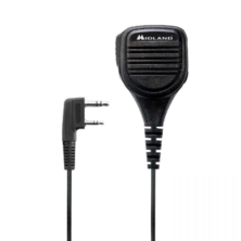 Midland MA 25LK Αδιάβροχο Μικρομεγάφωνο με Βύσμα 2 pin Kenwood και PTT χωρίς VOX