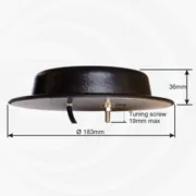 Sirio LPA 420 Πανκατευθυντική Κεραία Βάσεως UHF 420-470mhz 2dBi με Βύσμα BNC Αρσενικό 2