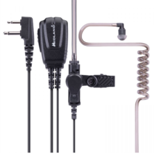 Midland MA 31L SECURE Μικροφωνοακουστικό Airtube με Βύσμα 2 pin Midland και PTT