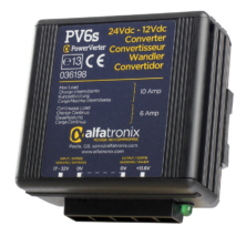 Alfatronix PV6S Μετατροπέας Τάσης DC-DC 24V σε 12v 6a