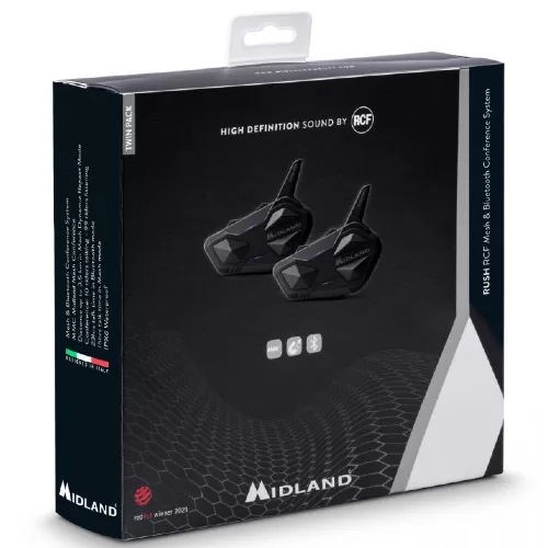 Midland BT Rush RCF ΜΟΝΟ Ενδοεπικοινωνία Μηχανής Bluetooth για έως 10 Άτομα με Εμβέλεια 3.5km 5 Midland BT Rush RCF ΜΟΝΟ Ενδοεπικοινωνία Μηχανής Bluetooth για έως 10 Άτομα με Εμβέλεια 3.5km - Image 3