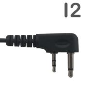 Telecom SARI 1301 IL Μικροφωνοακουστικό C-earset με Βύσμα 2 pin ICOM και PTT 4