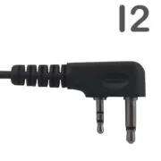 Telecom SARI 1301 IL Μικροφωνοακουστικό C-earset με Βύσμα 2 pin ICOM και PTT 4