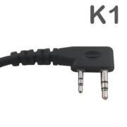 Telecom SARI 1302 Μικροφωνοακουστικό C-earset με Βύσμα 2 pin Kenwood και PTT 4