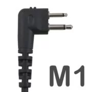 Telecom SARI MAT M Μικροφωνοακουστικό Airtube με Βύσμα 2 pin Motorola και PTT 4
