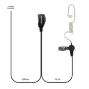 Telecom SARI MAT STP 8000 Μικροφωνοακουστικό Airtube με Βύσμα Sepura και PTT 2