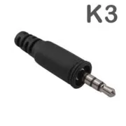 Telecom SARI PKT 23 Μικροφωνοακουστικό C-earset με Βύσμα 1 pin 2.5mm Kenwood και PTT 4