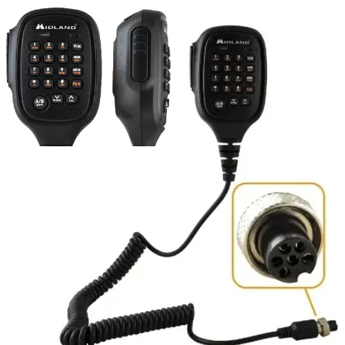 Midland Μικρόφωνο Χειρός DTMF για CT2000 3 Midland Μικρόφωνο Χειρός DTMF για CT2000