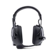 Midland TEAMS M-15 MESH Κεφαλόφωνο Headset για Πομποδέκτες Kenwood με Βύσμα 2 pin και PTT 1