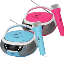 Daewoo DBU 59 Συσκευή Αναπαραγωγής Cd/MP3 με Ραδιόφωνο FM Λειτουργία Καραόκε Ενσύρματο Μικρόφωνο και USB