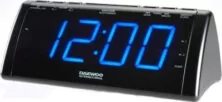 Daewoo DCR 49 Ραδιόφωνο Ψηφιακό FM με Ρολόι Ξυπνητήρι Διπλή Αφύπνιση Αποθήκευση 20 Σταθμών και Snooze