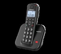 Daewoo DTD 7200 Ασύρματο Τηλέφωνο με Μεγάλη Οθόνη Μεγάλα Ψηφία και για Ακουστικά Βαρηκοΐας