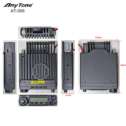 Anytone AT 588 VHF Ραδιοερασιτεχνικός Πομποδέκτης Βάσεως/Οχήματος με Ισχύ 60w και FM Ραδιόφων 3
