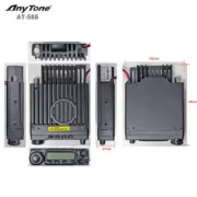 Anytone AT 588 VHF Ραδιοερασιτεχνικός Πομποδέκτης Βάσεως/Οχήματος με Ισχύ 60w και FM Ραδιόφων 3