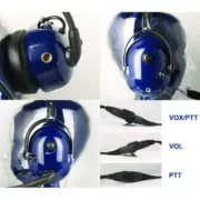 Team Electronic H&G 450m Κεφαλόφωνο Headset για Πομποδέκτες Motorola με VOX με Βύσμα 2 pin 3