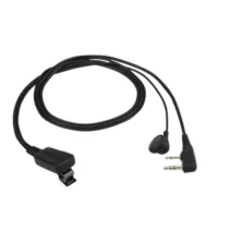 Kenwood EMC 11W Μικροφωνοακουστικό In-ear με Βύσμα 2 pin Kenwood και PTT