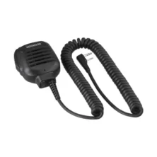 Kenwood KMC 45DW Μικρομεγάφωνο με Βύσμα 2 pin Kenwood και PTT χωρίς VOX με Σπιράλ Καλώδιο