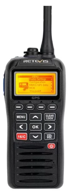 Retevis RM40 Φορητός Πομποδέκτης VHF Marine με GPS, DSC, IP67