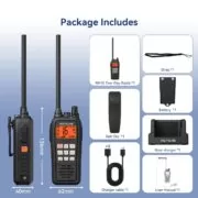 Retevis RM15 Φορητός Ναυτικός Ασύρματος VHF 6W IP68 6