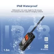 Retevis RM15 Φορητός Ναυτικός Ασύρματος VHF 6W IP68 2