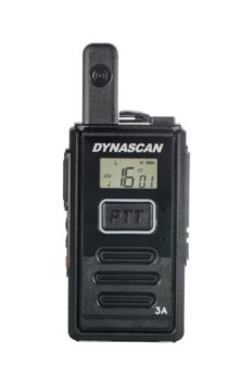 Dynascan 3A – Επαγγελματικό Compact Walkie-Talkie PMR-446, USB-C και Οθόνη LCD