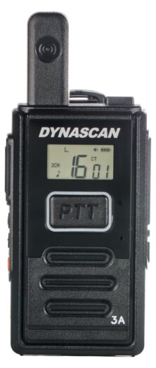 Dynascan 3A – Επαγγελματικό Compact Walkie-Talkie PMR-446, USB-C και Οθόνη LCD