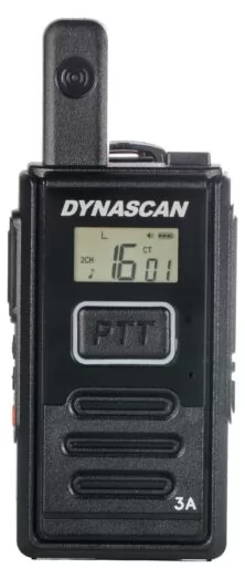 Dynascan 3A – Επαγγελματικό Compact Walkie-Talkie PMR-446, USB-C και Οθόνη LCD