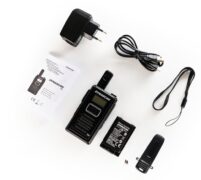 Dynascan 3A – Επαγγελματικό Compact Walkie-Talkie PMR-446, USB-C και Οθόνη LCD 7